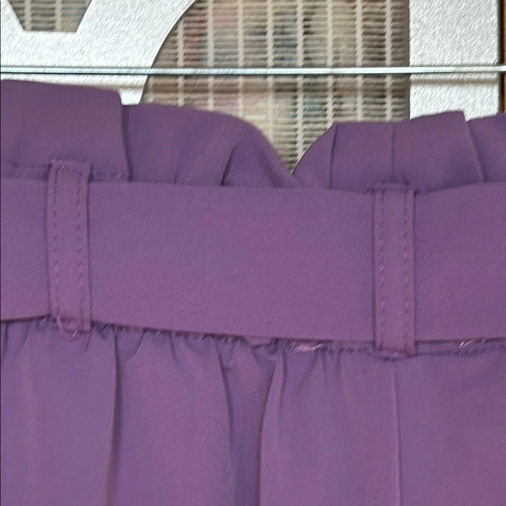 Vertigo Purple Straight Leg High-Waisted Pants - Picture 6 of 10